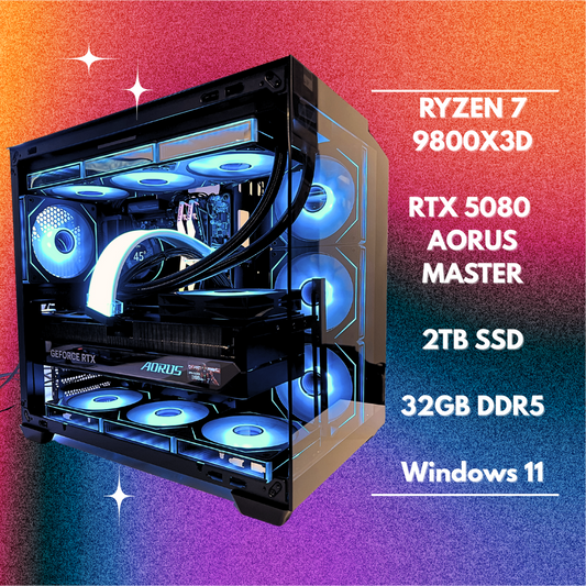 RTX 5080 Aorus + 9800X3D - Techbytes